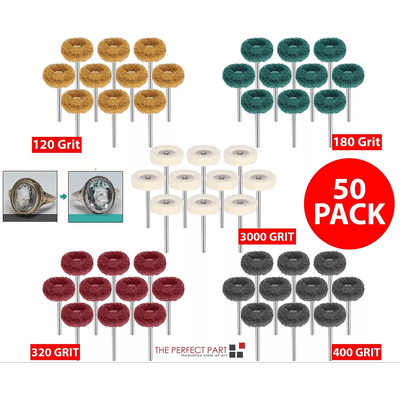 Metal Polishing Buffing Wheel & Burr Kit, Rotary Tool Accessories For Dremel, Jewelry, Rust Removal & Surface Polish Metal Polishing Buffing Wheel & Burr Kit, Rotary Tool Accessories For Dremel, Jewelry, Rust Removal & Surface Polish