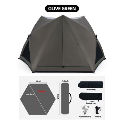 Pop Up Sunshade Tent, Waterproof & Portable For Beach, Park & Camping Easy Setup In Seconds dark Gray
