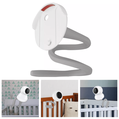 Flexible Mount For Infant Optics DXR 8 And DXR 8 Pro Adjustable Baby Monitor Holder Stand For Crib, Bed, Shelf, Or Wall Flexible Mount For Infant Optics DXR 8 And DXR 8 Pro Adjustable Baby Monitor Holder Stand For Crib, Bed, Shelf, Or Wall