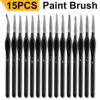 Professional Fine Tip Miniature Paint Brushes Set, Brushes For Model Painting, Nail Art, Craft, And Oil Painting Project Professional Fine Tip Miniature Paint Brushes Set, Brushes For Model Painting, Nail Art, Craft, And Oil Painting Project
