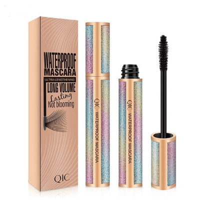 Waterproof Silk Fiber Mascara, Long Lasting, Volumizing Eyelash Extension & Curl Brush, Sensitive Eye Safe Waterproof Silk Fiber Mascara, Long Lasting, Volumizing Eyelash Extension & Curl Brush, Sensitive Eye Safe