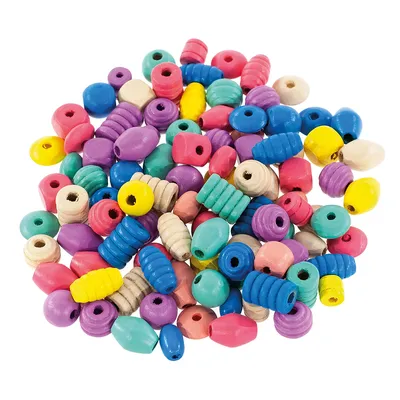 Holzperlen, pastell, 500 g Image
