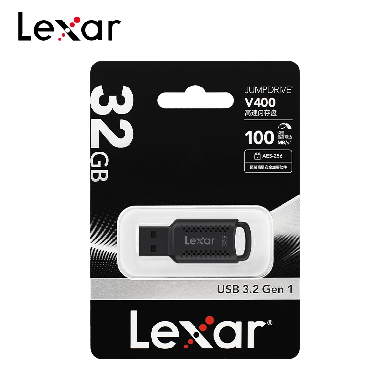 USB 3.0 Lexar V400 clé USB 32GB 64GB 128GB haute vitesse 100 mo/s clé USB Mini U disque clé USB clé USB clé USB