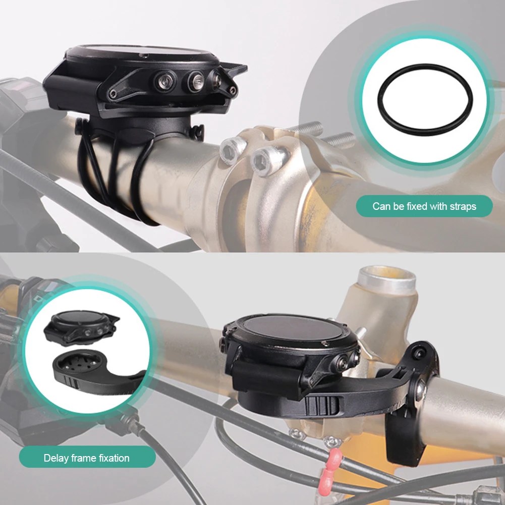20/22/26mm Fahrrad Tacho Ständer Abnehmbare Quick release Fahrrad Uhr Halterung QuickFit Fahrrad Stoppuhr Halter für Garmin Image