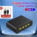 100/1000Mbps Gigabit Ethernet Smart Switch ad alte prestazioni 5 porte Connettore di rete per cavo USB Adattatore splitter RJ45 Ufficio