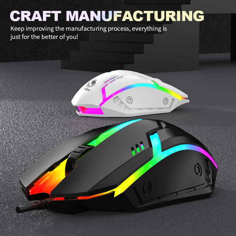 S1 Maus USB kabelgebundene Maus Computer Laptop Gaming Büro leuchtende Maus Image