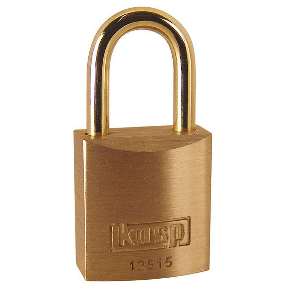 Messingschloss Premium, 15 mm, gleichschließend Image