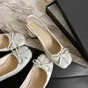 Sommer Neue Schwarz Weiß Elegante Tabi Split-toed Ballett Schuhe Bogen Mary Jane Starke Ferse 3 CM High Heel Tabi Wohnungen Große Größe 42