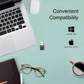 EDUP Mini Adattatore WiFi Scheda di rete wireless WiFi 150Mbps Bluetooth4.0 USB2.0 WiFi Ethernet Adattatore di segnale stabile per PC portatile
