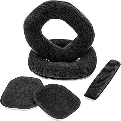 Für Logitech Astro A40 A50 Gen3 Gen4 Gaming Headset Ersatz-Ohrpolster/Stirnband Schaumstoffpolster Weiches Flanell/Proteinleder PU Image