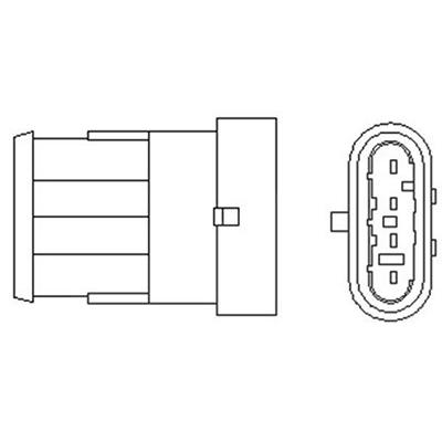 Magneti Marelli Lambdasonde [Hersteller-Nr. 466016355067] für Abarth, Alfa Romeo, Fiat, Lancia Image