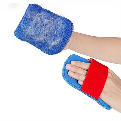[Pet Hair Remover] Pet Hair Remover, Pet Hair Removal Brush - Plush Brush Gloves for Carpet, Bedding, Dog and Cat Furniture