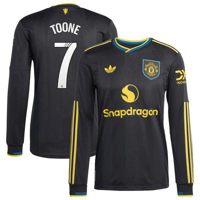 Manchester United adidas WSL Authentic Ausweichtrikot 2025-26 - Langarm mit Aufdruck Toone 7 Image