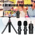Microfono lavalier wireless 2.4G Registrazione audio video Mini microfono per Android Jack da 3,5 mm Microfono per telefono da gioco con trasmissione in diretta