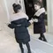 Enfants hiver vers le bas coton veste 2025 nouvelle mode fille vêtements enfants vêtements épaissir chaud Parka à capuche Snowsuit manteau d