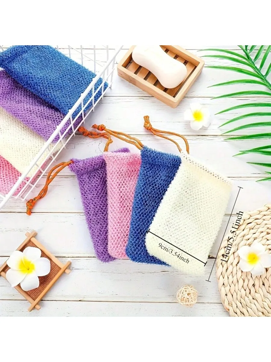 Seifenbeutel, Nylon-Schaumnetz, Seifen-Aufbewahrungsbeutel, starke Dekontamination, Reinigung der Haut, schnell trocknender Beutel, Reinigung Image