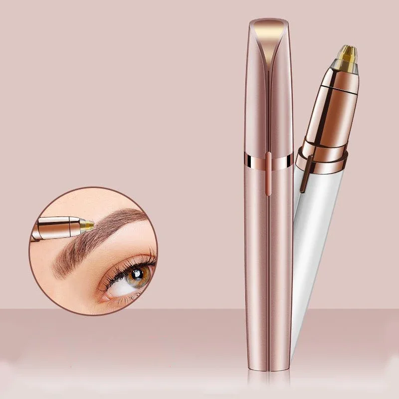 Elektrischer Augenbrauenschneider, Sicherheit, Haarentfernung, Augenbrauen-Epilierer, USB-Ladegerät, Mini-Shaper, Rasierer, Haarentfernung, schmerzlose Schönheit Image