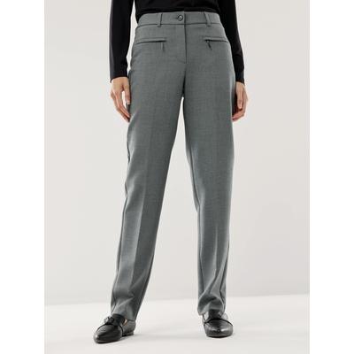 Walbusch Damen Thermo Kofferhose Grau noch offen: Muster Image