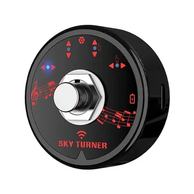 Bluetooth Page Turner Pedal – Rechargeable Wireless Foot Controller, Single Switch Design