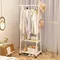 Floor Hanger Triangle Clothes Hanger Simple Clothes Drying Shelf Household Bedroom Clothes Hanger For Bedroom With Wheels
