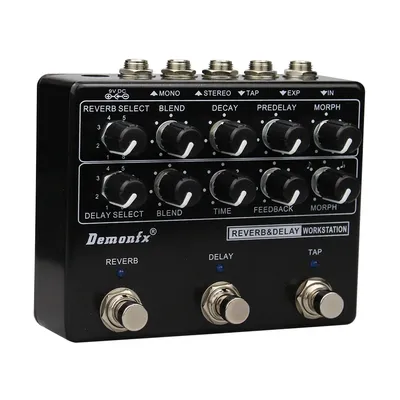 Demonfx New High Quantity Reverb Delay Workstation Guitar Effect Pedal Multi Effects