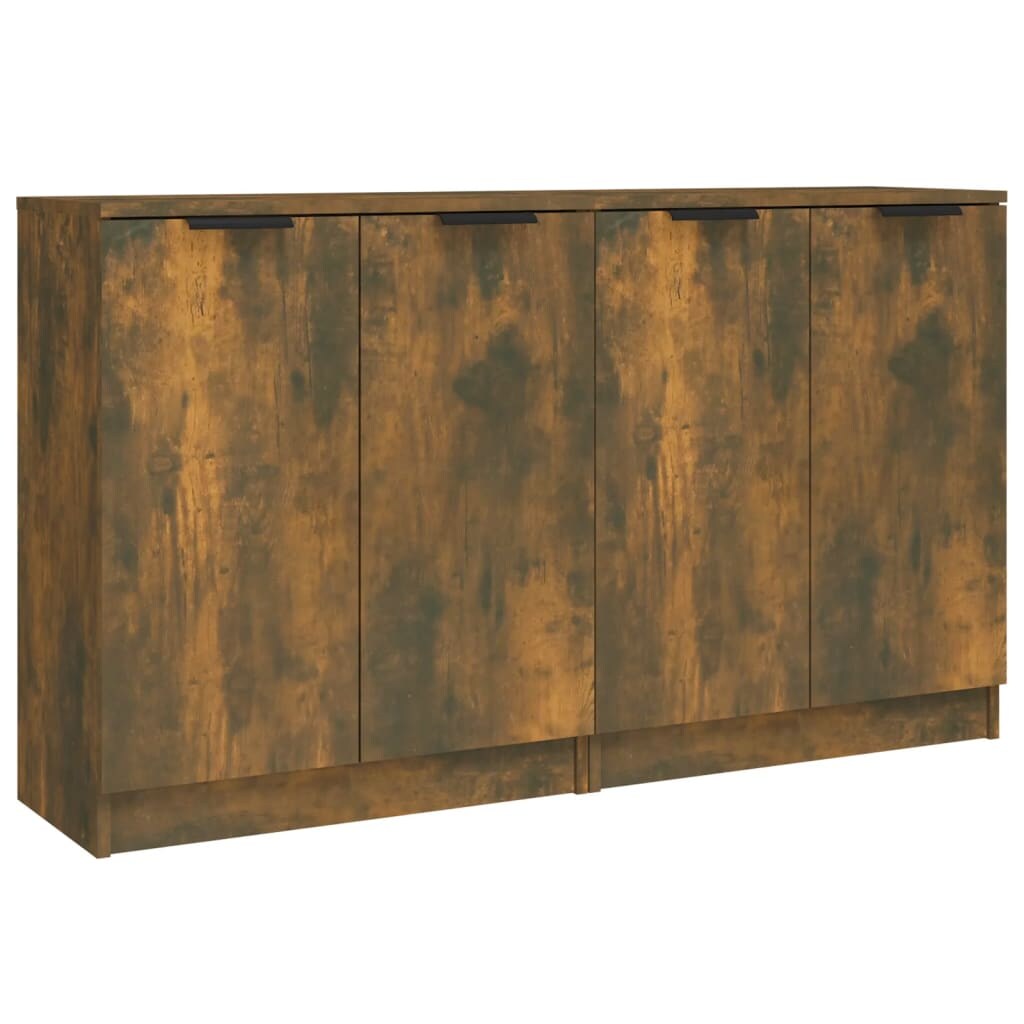 vidaXL Sideboards 2 Stk. Räuchereiche 60x30x70 cm Holzwerkstoff Image