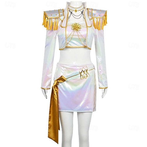 Von koreanischen Idolen inspiriert Idol Popstar Kostüm Festkleidung Virtuelles Idol for Damen Mädchen Erwachsene Halloween Karneval Leistung Comic-Konzert Anime Expo Image