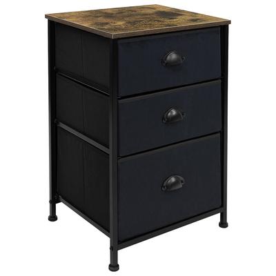 Sorbus 3Drawer End Table