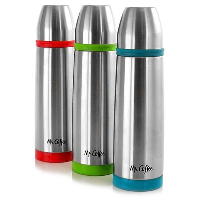 Mr. Coffee Altona 3Pc Stainless Steel Thermal Travel Bottles