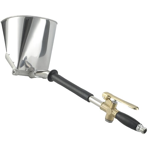 pistola a spruzzo per malta di sabbia, pala grigia, pistola a spruzzo per cemento, pistola per pittura murale, strumento per spruzzatura di calcestruzzo 65/75 cm