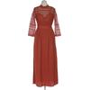 Little Mistress Damen Kleid, Gr. 34, orange, Synthetik