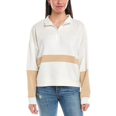 Vintage Havana Colorblock Cloud Fleece 1/4-Zip Sweatshirt