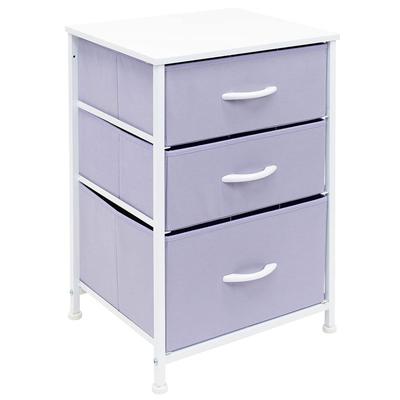 Sorbus 3 Drawer End Table