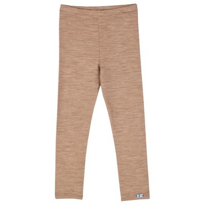 Finkid - Kid's Leikki Soft - Merinounterwäsche Gr 110/120 beige/braun