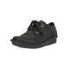 Schnürschuh CLARKS "Funny Dream", Damen, Gr. 39, schwarz, Leder, modisch, Schuhe, in stilvoller vintage-inspirierter Optik