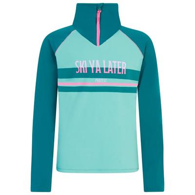 Protest - Kid's Prtwonder 1/4 Zip Active Top - Fleecepullover Gr 152 türkis Image