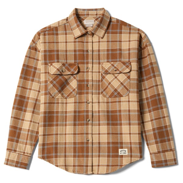 Brixton - Women's Bowery Vintage L/S Overshirt - Hemd Gr S beige/braun