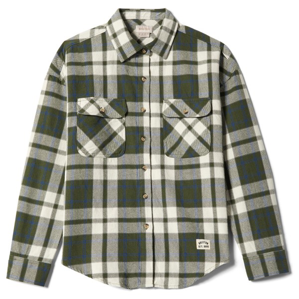 Brixton - Women's Bowery Vintage L/S Overshirt - Hemd Gr S oliv/grau