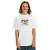 T-Shirt DC SHOES "Rose And Thorn Star", Herren, Gr. S, weiß, 75% Baumwolle, 25% Baumwolle, Kurzarm, Shirts