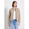 Blouson STREET ONE STUDIO, Damen, Gr. 38, reef sand, Stoff, Obermaterial: 100% Nylon; Futter: 100% Polyester, Füllung: 100% Polyester, unifarben, casual, normal normal, Rundhals, Langarm elastischer Bund, Jacken, mit Elastiksaum