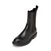 Chelseaboots MARC O'POLO "aus edlem Rindleder", Damen, Gr. 41, schwarz, Obermaterial: 100% Leder (Rind), unifarben, Schuhe