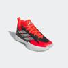 Basketballschuh ADIDAS PERFORMANCE "CROSS 'EM UP SELECT", Gr. 37, weiß (cloud weiß, silber metallic, crystal weiß), Textil, Synthetik, sportlich, Schuhe