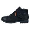 Winterboots BUGATTI, Herren, Gr. 43, schwarz, Lederimitat, casual, Schuhe, Boots, Schnürboots, Workerboots mit Innenreißverschluss