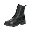 Schnürstiefelette CAPRICE "Caprice Stiefelette Nappaleder", Damen, Gr. 41, schwarz, Nappaleder, casual, Schuhe