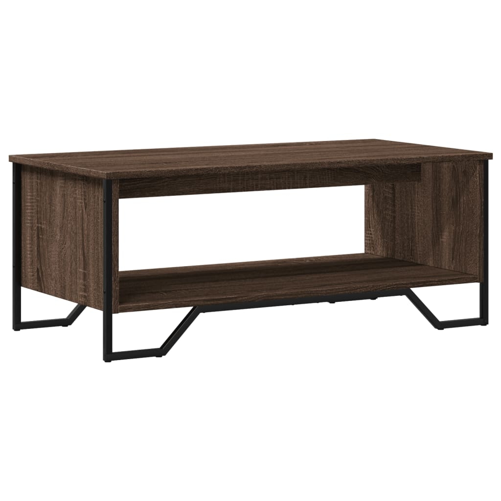 vidaXL Couchtisch Braun Eichen-Optik 100x51x40 cm Holzwerkstoff Image