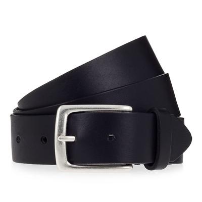 b.belt Gürtel Leder 120 cm Schwarz Herren Image