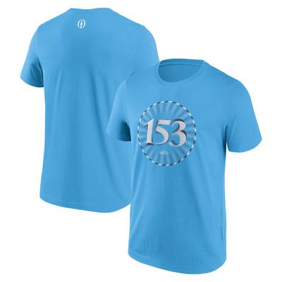 The Open 153. Royal Portrush Grafik-T-Shirt – Himmelblau Image