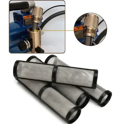 4 Stücke 60/100 Mesh Airless Elektrische Farbspritzgerät Sprühpumpe Filter Für Graco 390 395 495 595 Spritzgerät Airless Sprühpumpe Filter