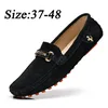 YRZL Loafer für Herren, große Größe 48, weiche Mokassins zum Fahren, hochwertige Wohnungen, echtes Leder, Schuhe für Herren, Slip-on-Wildleder-Loafer für Herren