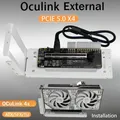 PCIe 5.0 x4 DOCK-OC7 128 GB/s OCuLink Scheda grafica esterna per laptop Gaming GPU Dock M.2 NVMe a SFF8612 Oculink Scheda adattatore eGPU